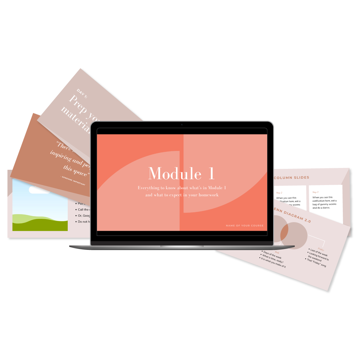 Course Design Kit Slides - Modern Gem