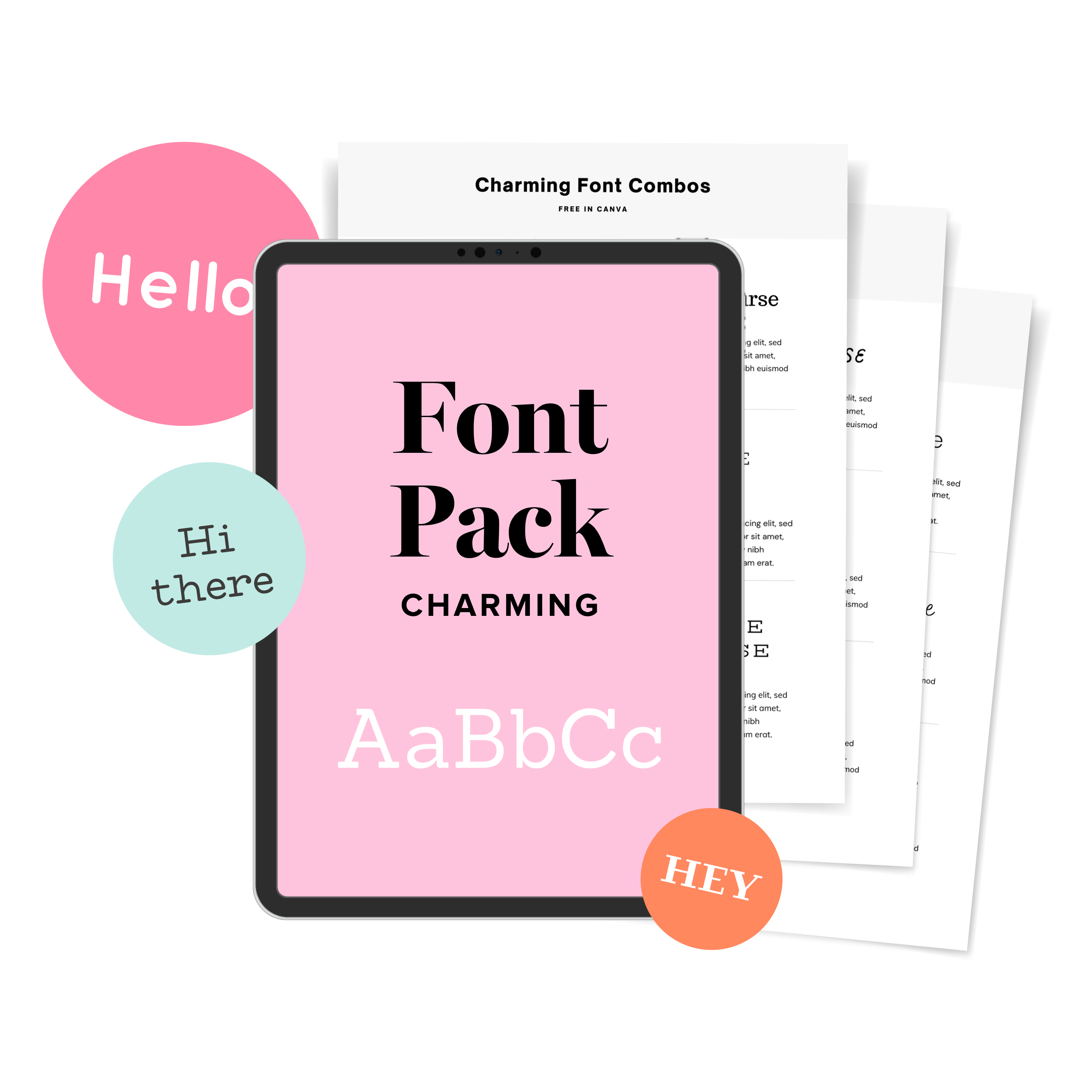 Font Pack - Charming