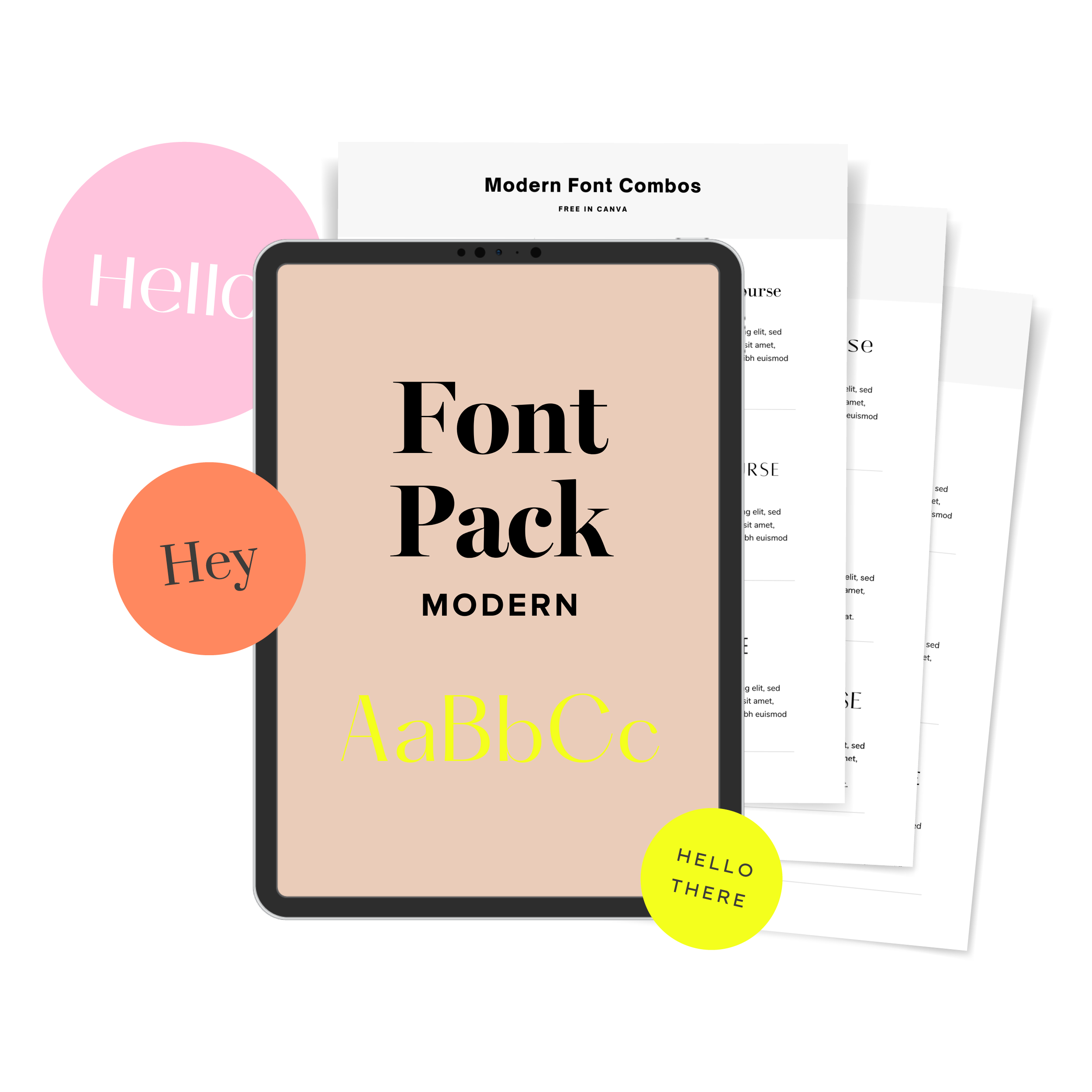 Font Pack - Modern