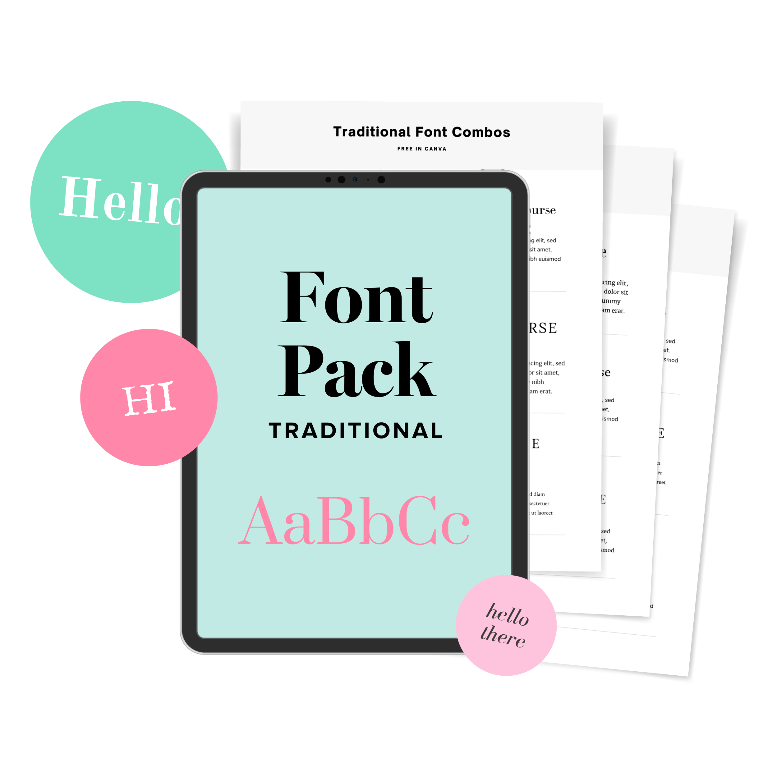 Font Pack - Traditional
