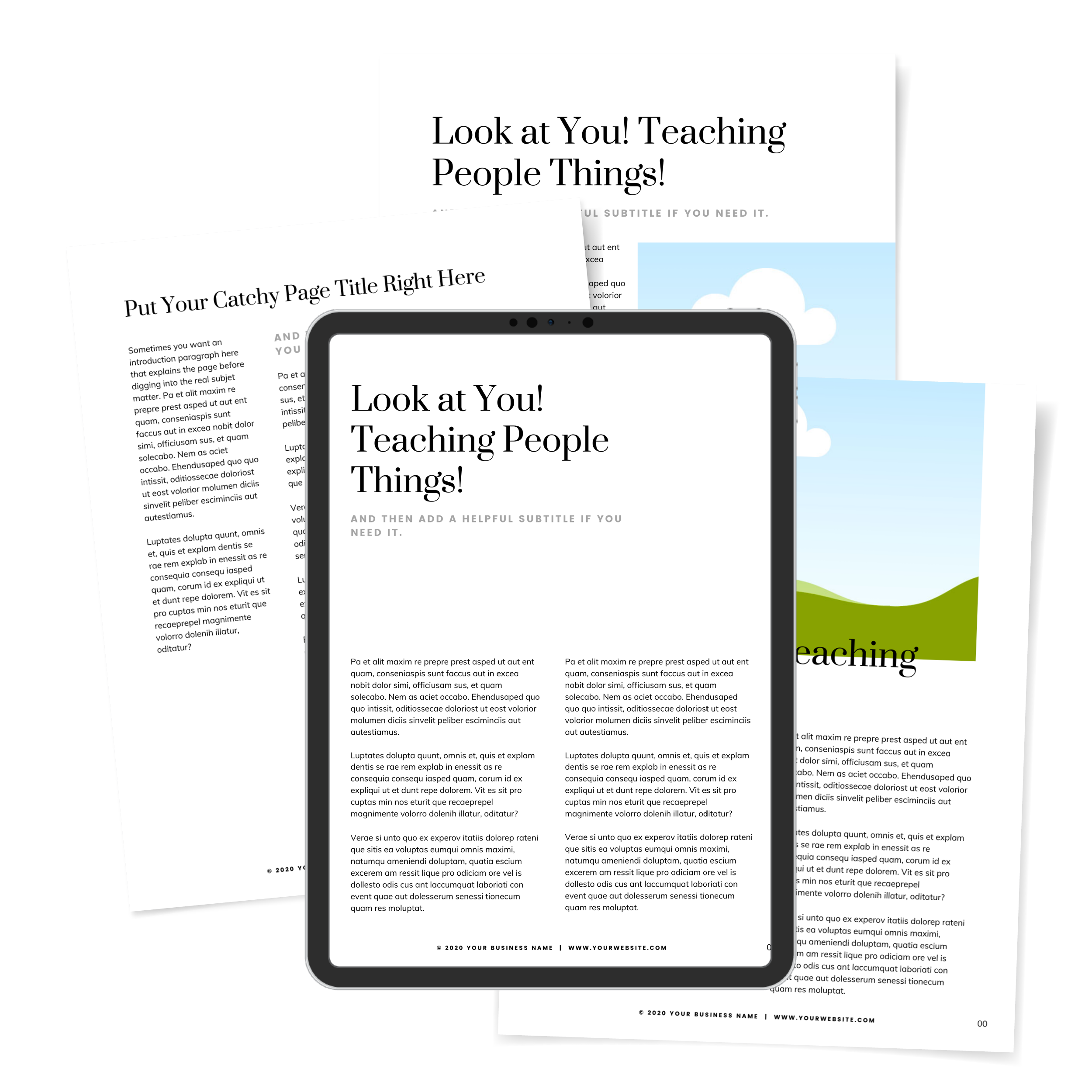 PDF Add-On -Teaching Pages