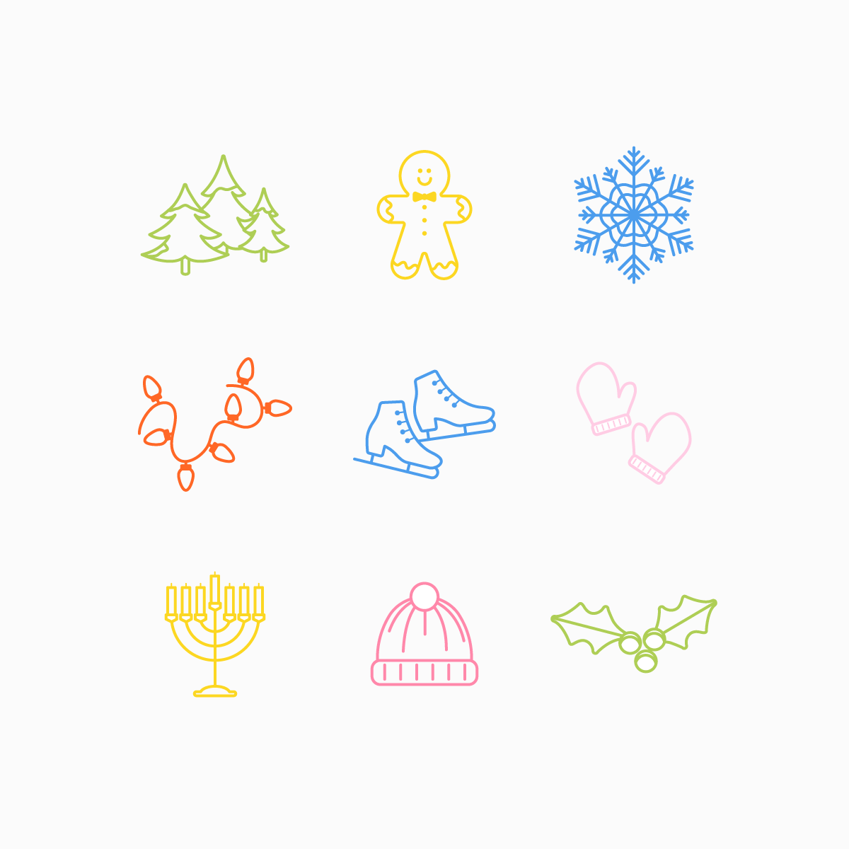 Winter Icon Set